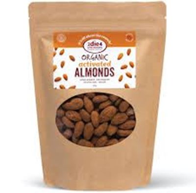 Picture of 2DIE4 ACTIVATED ORGANIC ALMONDS 300G