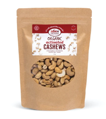 Picture of 2DIE4 ACTIVATED ORGANIC CASHEWS 120G