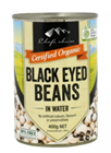 Picture of CHEF'S CHOICE ORGANIC BLACK EYED BEANS 400G