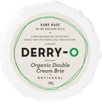 Picture of DERRY-O ORGANIC DOUBLE CREAM BRIE 200G
