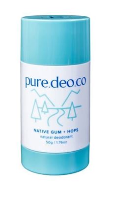Picture of PURE DEO CO NATIVE GUM + HOPS  NATURAL DEODORANT 50G