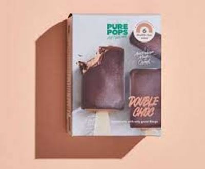 Picture of PURE POPS 6 PACK DOUBLE CHOC MINIS
